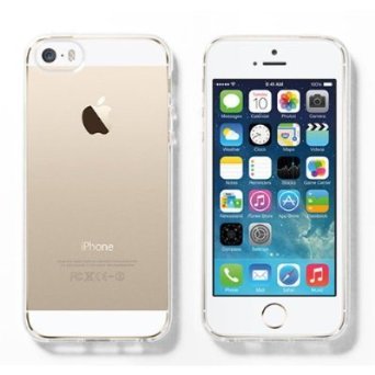 LUVVITT® FROST Soft Slim Clear TPU Rubber Case / Back Cover for iPhone 5 / 5S (Retail Packaging) - Crystal Clear