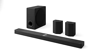 LG S95TR, 9.1.5 ch. Dolby Atmos Soundbar with Wireless Subwoofer and Rear Speaker Included, TV Synergy, WOW Orchestra, Wireless Connection to TV, WOW Interface (2024 New Model)