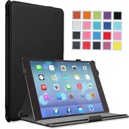 MoKo Apple iPad Air Cover Case - Slim-Fit Case with Stand for iPad Air  iPad 5 5th Gen Tablet BLACK With Smart Cover Auto Wake  Sleep