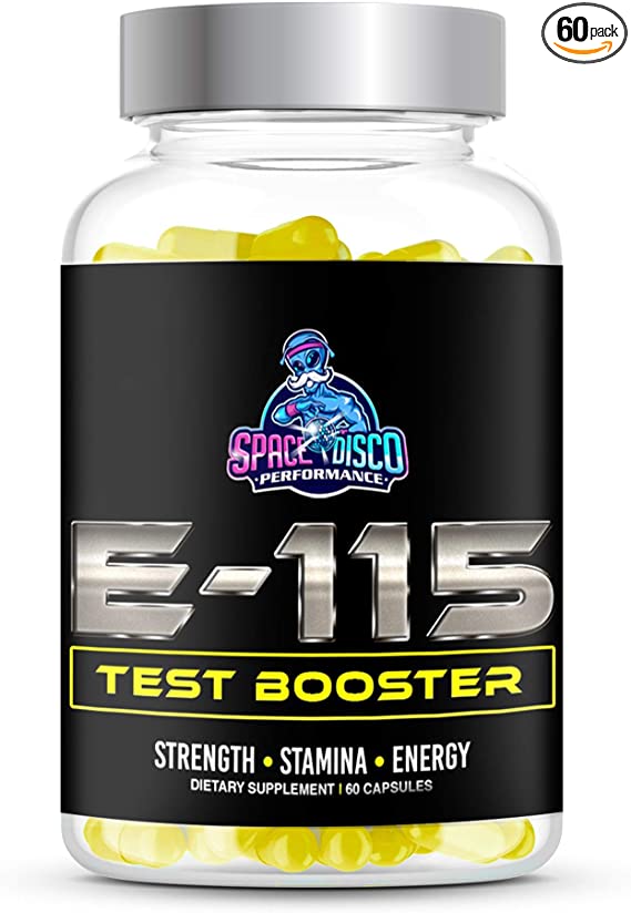 E-115 Test Booster Supplement | Tribulus Terrestris , L Arginine , Red Ginseng , Maca Root & Vitamin D | Made in The USA