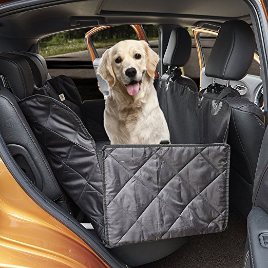 MEGA PET Large Pet Car Seat Cover Hammock for Cars, Trucks, SUV with Nonslip Backing, Dog Car Seat Cover with Side Flaps ,Waterproof&Durable,Soft&Comfortable