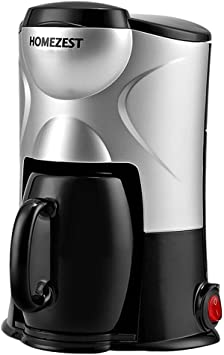 Portable Single K Cup Electric Coffee Maker, American Drip Coffee Maker, Tea Machine, Home, Office, Personal Use - Black