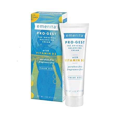 Emerita Pro-Gest Balancing Cream with Vitamin D3, 4 Ounce