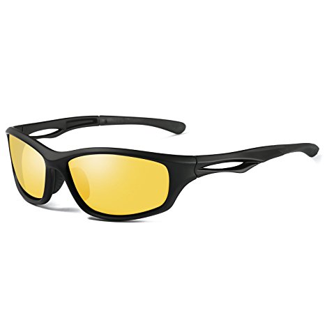 Laura Fairy Polarized Sports Sunglasses TR90 Silver Unisex Running Cycling Fishing