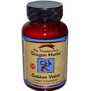 Dragon Herbs Golden Voice 500 mg 100 Veggie Capsules