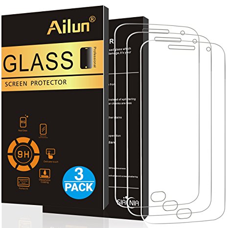 Moto G5 Plus Screen Protector,[3Packs]by Ailun,Tempered Glass for Moto G5 Plus,9H Hardness,Ultra Clear,Anti-Scratch,Case Friendly-Siania Retail Package