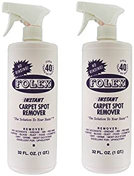Folex Instant Carpet Spot Remover (32oz, Pack of 2), 64 Fl Oz