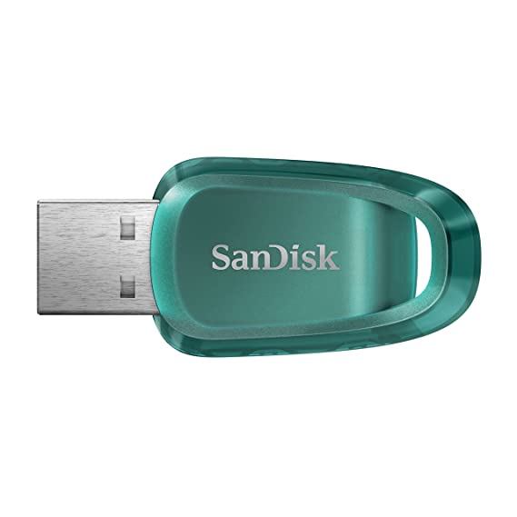 SanDisk Ultra Eco USB Flash Drive USB 3.2 Gen 1 64GB, Upto 100MB/s R, 5Y Warranty