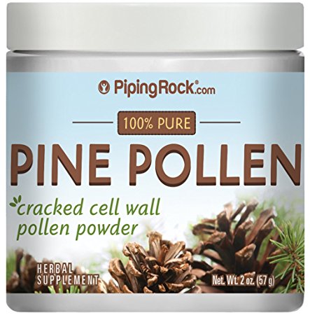 Piping Rock Pine Pollen Powder Wild Harvested Cell Wall Cracked 2 oz