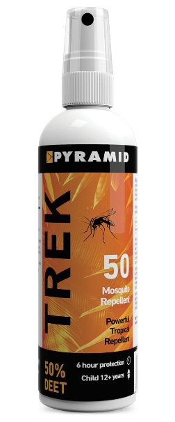 Pyramid Trek 50 (formerly Repel 55) Insect/Mosquito Repellent DEET Spray - 120ml