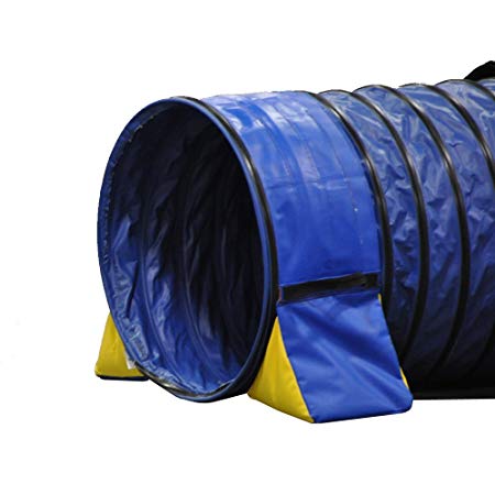Cool Runners Tunnel Hugging Non Constricting PVC Dog Agility Tunnel Bag Set