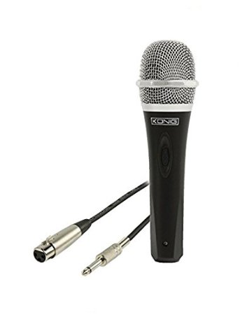 Konig Uni-Directional Dynamic Microphone - Metal Black