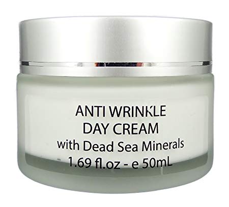 Anti-Wrinkle Hyaluronic Acid Day Cream Moisturizer With Dead Sea Minerals, 1.69 Ounce