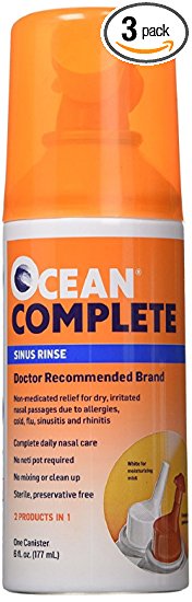 Ocean Complete Sinus Rinse, 6 Ounce (Pack of 3)