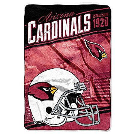 Northwest Arizona Cardinals NFL "Stagger" 62" x 90" Oversized Micro Raschel Throw Blanket