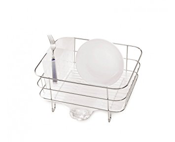 simplehuman Compact Wire Frame Dishrack, Stainless Steel