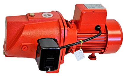 Hallmark Industries MA0345X-9 Shallow Well Jet Pump with Pressure Switch, Heavy Duty, 1 hp, 24 GPM, 115V/230V
