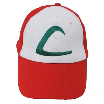 Pokemon Ash Ketchum Baseball Snapback Cap Trainer Hat for Adult Embroidered
