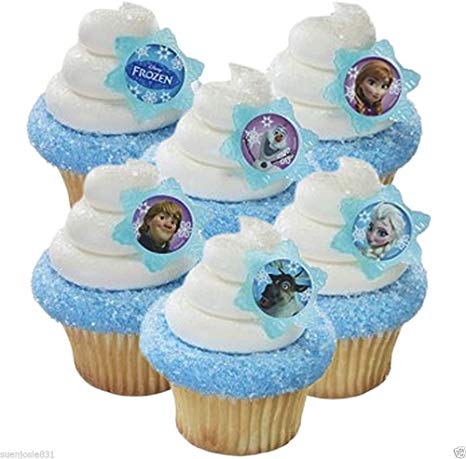 Disney's Frozen Cupcake Rings - 24 pcs