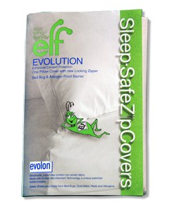 SLEEP SAFE, Standard PILLOW Encasement - 50x75 cm, bed bug, allergen, dust mite, ZipCover Pillow encasement