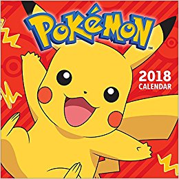 Pokémon 2018 Wall Calendar