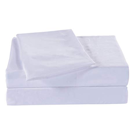 Full Size Flat Sheet Single - 300 Thread Count 100% Egyptian Cotton Quality - Hotel Collection Flat Sheet Sold Separately - White