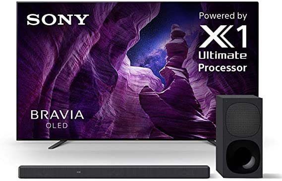 Sony A8H 65 Inch TV: BRAVIA OLED 4K Ultra HD Smart TV with HDR and Alexa Compatibility - 2020 Model (XBR65A8H) with Sony HT-G700 3.1CH Dolby Atmos/DTS:X Soundbar