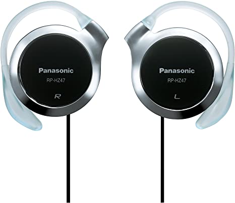 Panasonic RP-HZ47-K Black Ear-Clip Headphones 9.9mm Ultra Slim RPHZ47 GEN