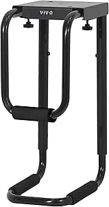 VIVO Heavy Duty Adjustable Under-Desk PC Mount, Computer CPU Holder with Secure Locking, Supports up to 66 lbs, Black, MOUNT-PC04B