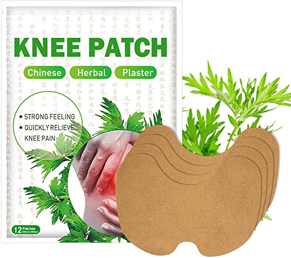 Pain Relief, Knee Pain Relief Warming Herbal Pain Patches - 24 Hour Pain Relief for Knee, Back, Neck, Shoulder Pain and Muscle Soreness