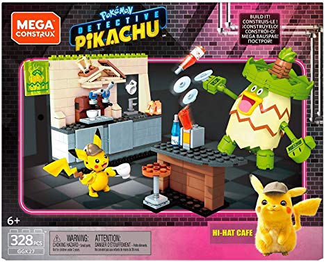 Mega Construx Pokemon Detective Pikachu Hi-Hat Café