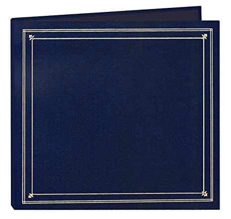 Pioneer Photo Albums 204-Pocket Post Bound Leatherette Cover Photo Album for 4 by 6-Inch Prints, Royal Blue