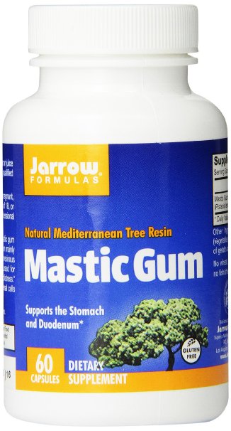 Jarrow Formulas Mastic Gum Supports the Stomach and Duodenal Health 60 Caps