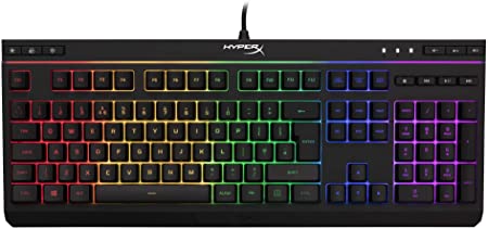 HyperX Alloy Core RGB clavier USB QWERTY Anglais britannique Noir - Claviers (Standard, USB, Clavier à membrane, QWERTY, LED RGB, Noir)