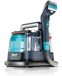 Shark PX200 StainStriker Portable Carpet & Upholstery Cleaner, Spot, Stain, & Odor Eliminator, Perfect for Pets, Carpet, Area Rugs, Couches, Upholstery, Cars & More, Navy (Renewed)