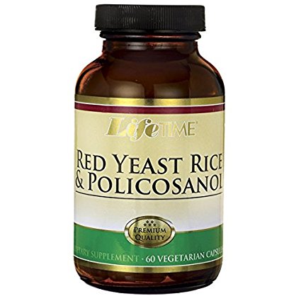 Red Yeast Rice 1200 mg & Policosanol 25 mg LifeTime 60 VCaps