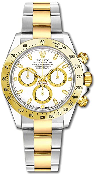 Rolex Cosmograph Daytona 116523 Yellow Gold with Steel Men's Watch