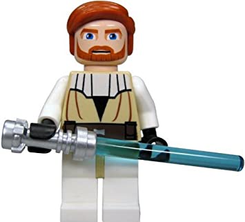 LEGO Star Wars Minifigure - Obi-Wan Kenobi with Lightaber (Clone Wars)