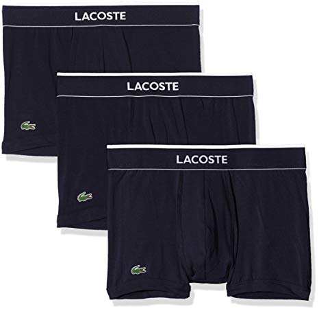 Lacoste Men's Underwear Cotton Stretch Trunks Multipacks