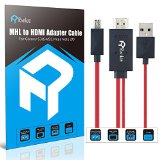 Micro USB to HDMI Cable Updated Version Rankie 6 feet MHL Micro USB to HDMI 1080P HDTV Adapter Cable for Samsung Galaxy S3S4S5 Note 2 Note 3 Galaxy Tab 3 80 Tab 3 101 Note 8 Note Pro