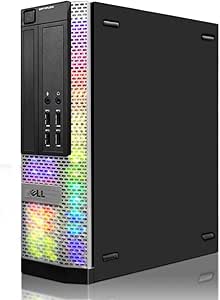 Dell Desktop RGB Gaming PC, Intel Quad Core I7 fino a 3.8GHz, Radeon RX 550 4GB GDDR5, RAM 16GB, SSD 512GB, WiFi 600M, Bluetooth 5.0, W10P65 (rinnovato)