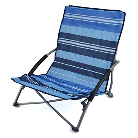 Sisken Low Folding Beach Chair