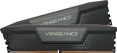 CORSAIR VENGEANCE DDR5 RAM 32GB (2x16GB) 6000MHz CL36 Intel XMP iCUE Compatible Computer Memory - Black (CMK32GX5M2D6000C36)