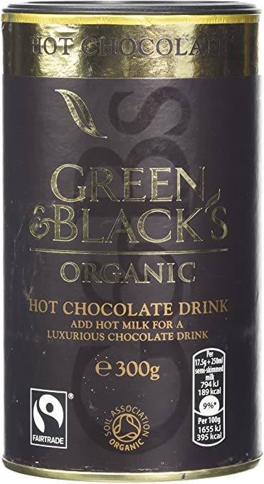 GREEN & BLACKS Hot Chocolate Mix, 300 GR