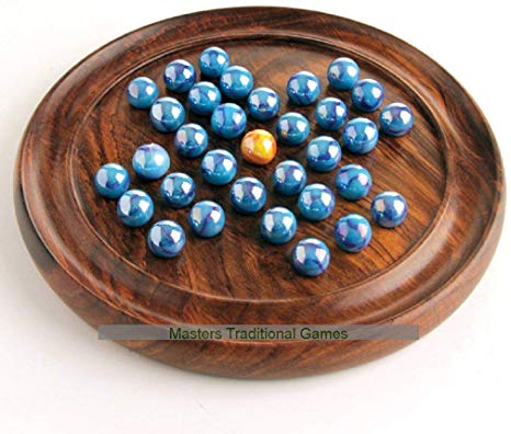 House of Marbles Wooden Solitaire Coffee Table Board Game Vintage Entertainment