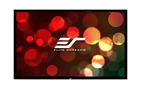 Elite Screens ezFrame Series, 110-inch Diagonal 16:9, Fixed Frame Home Theater Projection Screen, Model: R110WH1