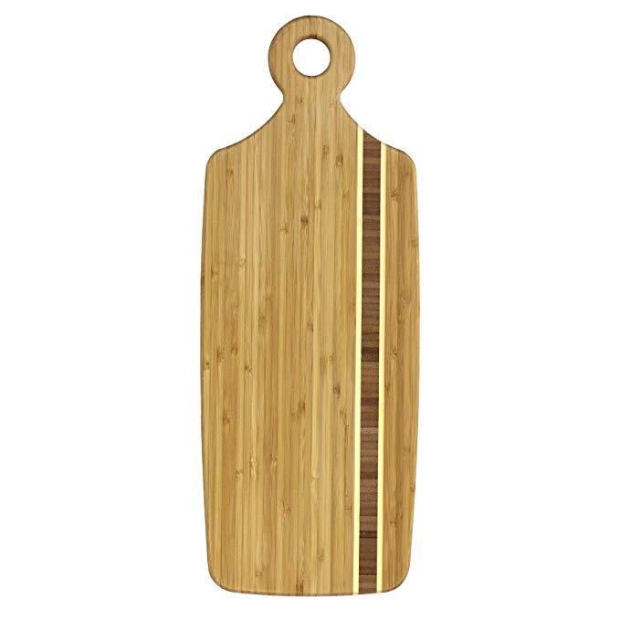 Totally Bamboo Jamaica Bamboo Serving and Cutting Board, 20-5/8" x 7-3/4"