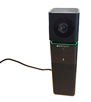 Spracht CC-2020 Aura Video Mate HD USB Video Conferencing and Huddle Room Camera, Black