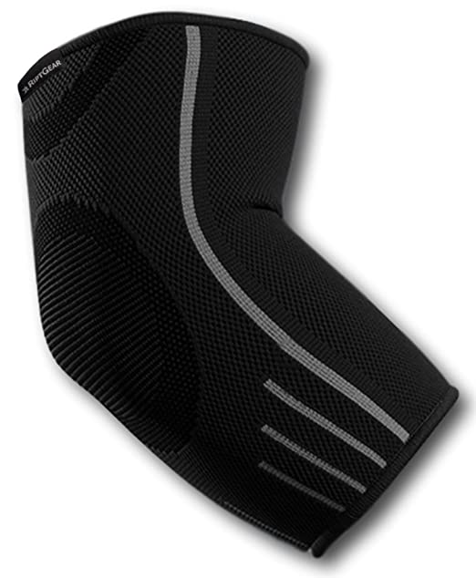 RiptGear Elbow Brace Compression Sleeve for Men and Women – Moderate Compression for Golfers Elbow, Tennis Elbow, Weightlifting, Sports - X Large