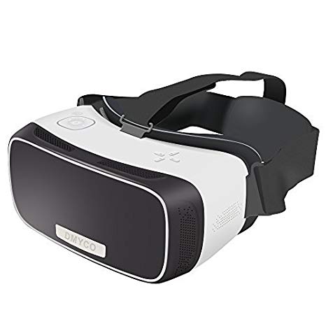 VR Headset, DMYCO VR All in One Headset Virtual Reality Headset WIFI 2.4G VR Glasses for PS XBOX PC Games Movies HDMI 25601440 HD 5.5" Screen Android 5.1 Quad-core 2G/16G (Phone No Needed)